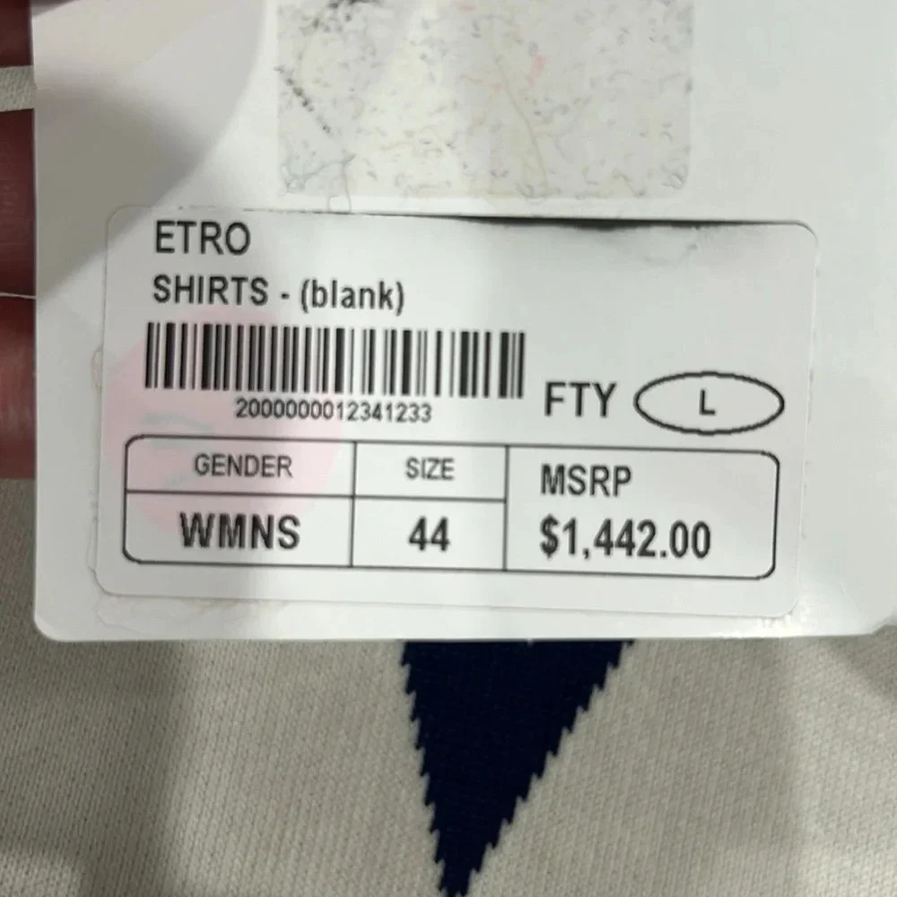 ETRO MILANO short sleeve sweater, NWT - Picture 4 of 7